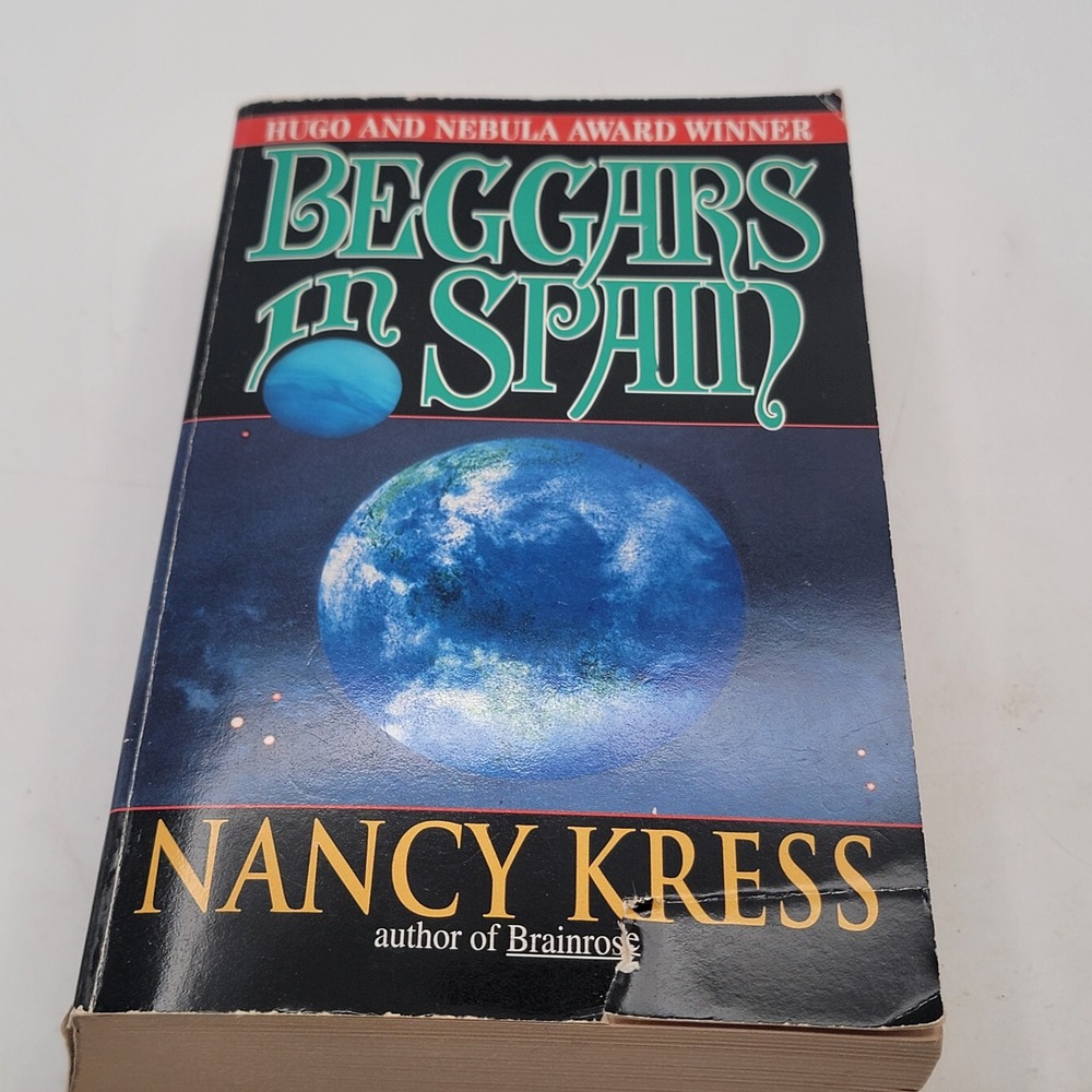 Nancy Kress Beggars in Spain Paperback 1999 First Eos Printing Sci-Fi Fair